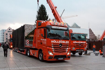 Heavy transport commercial vehicle transport photo