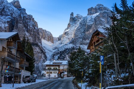 Sella group mountains alpine photo