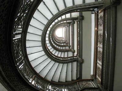 Stairway swirl perspective photo