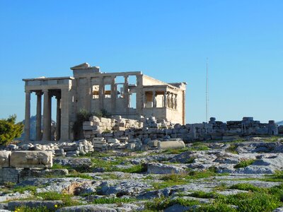 Erection acropolis athens