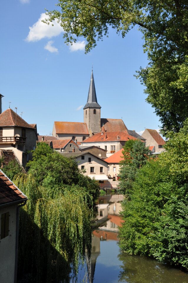 Alsatian house windows village
