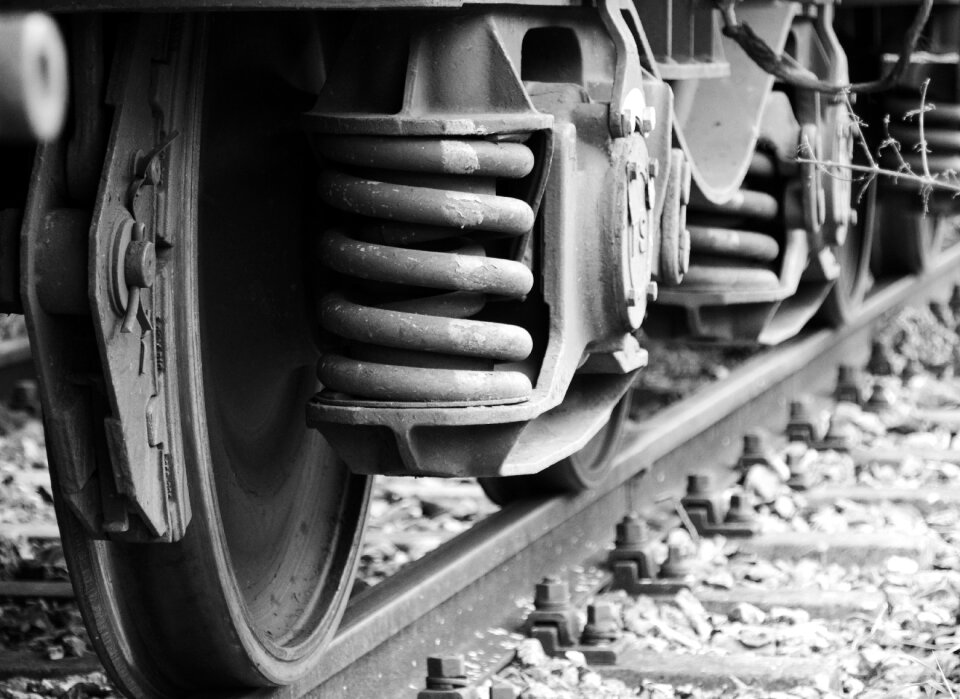Rail traffic metal rails