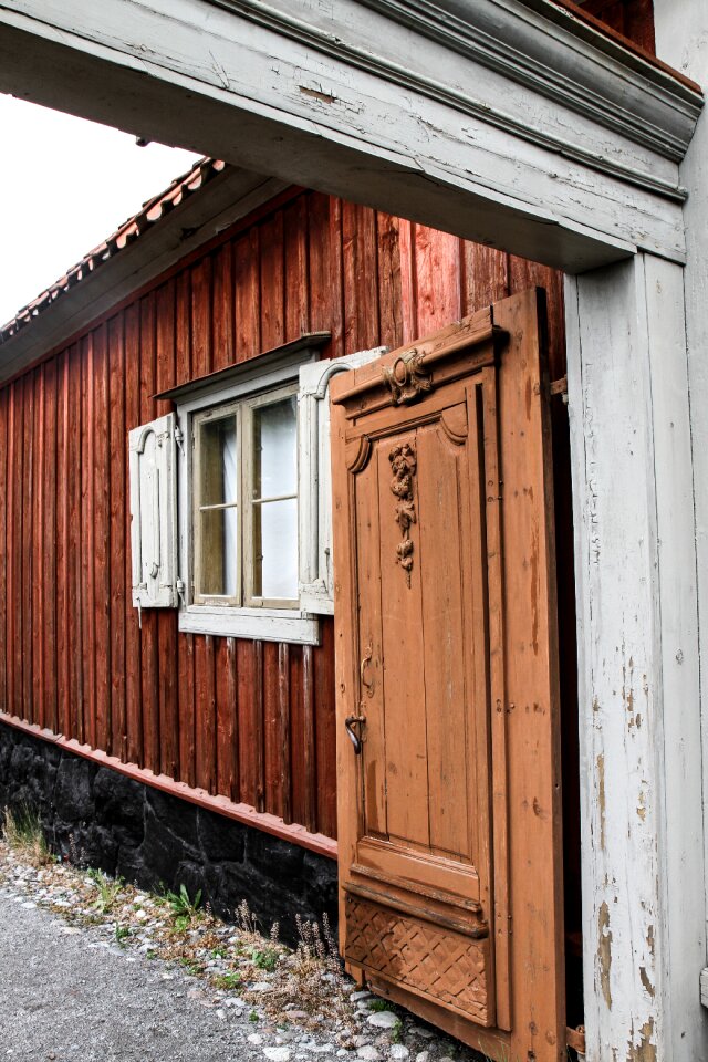 Facade older door