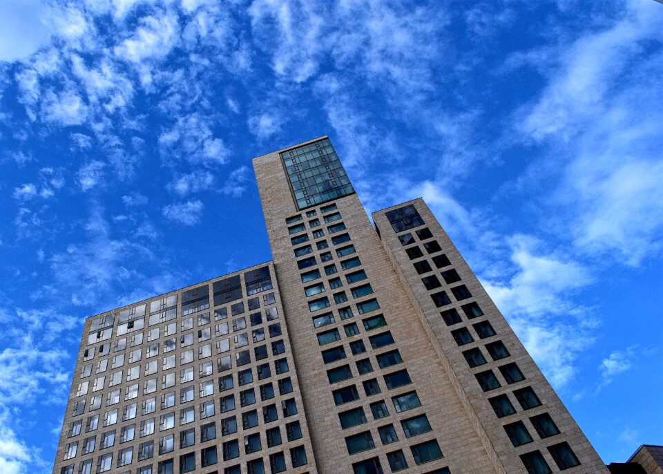 Sky clouds architecture