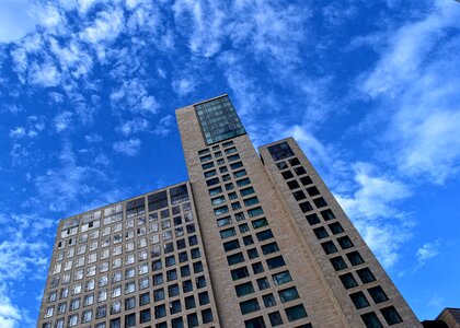 Sky clouds architecture