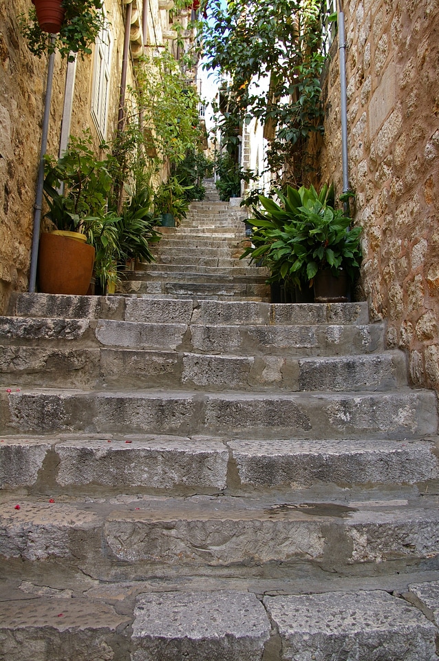 Dubrovnik the old town street
