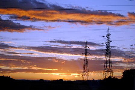 Horizon wire electricity photo