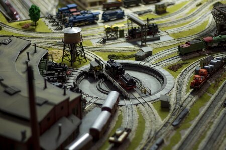 Train station traffic