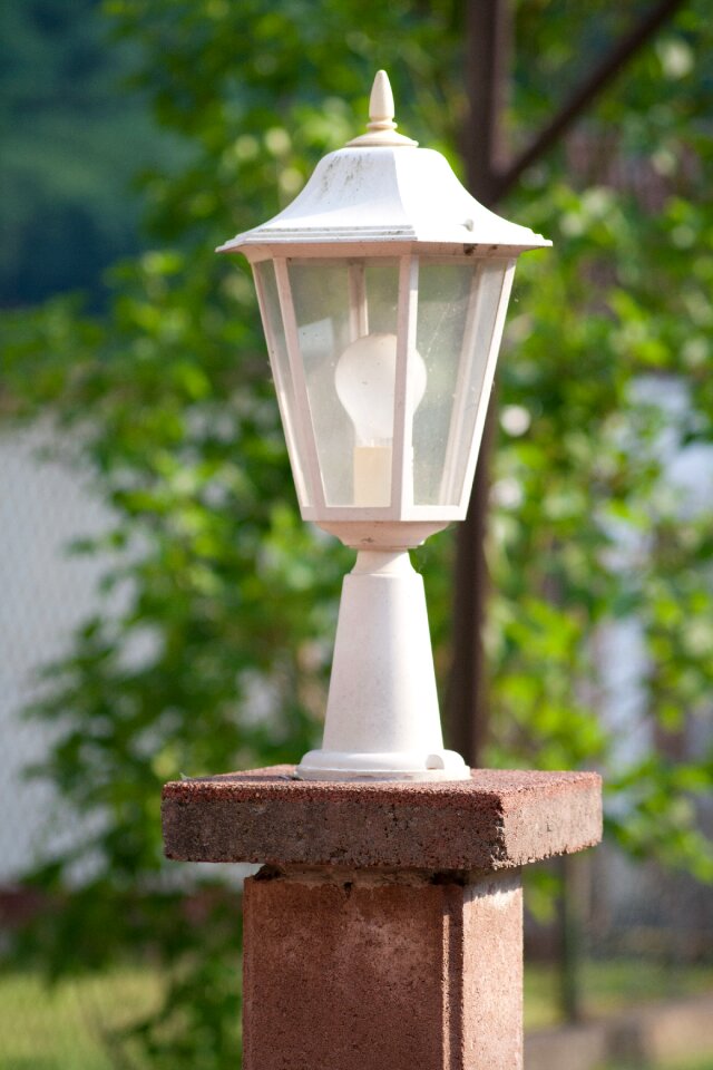 Street lamp light outdoor