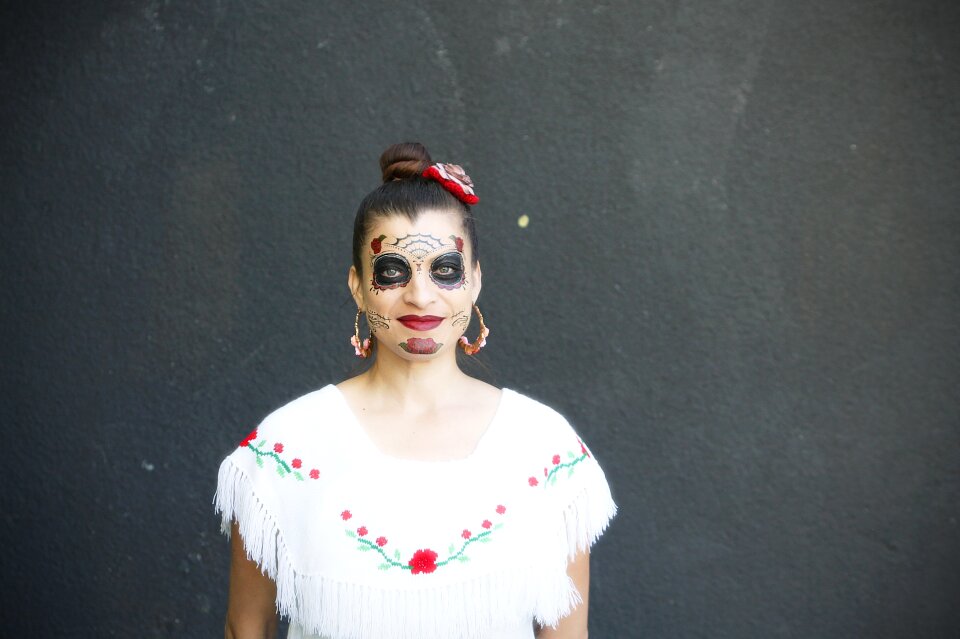 Celebration woman face