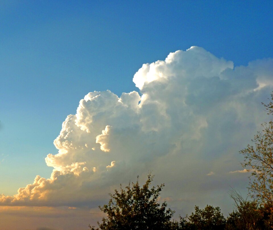 Storm colors cumulus