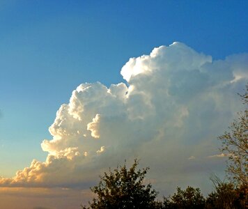 Storm colors cumulus photo