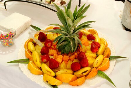 Fruit cocktail centerpiece diet photo