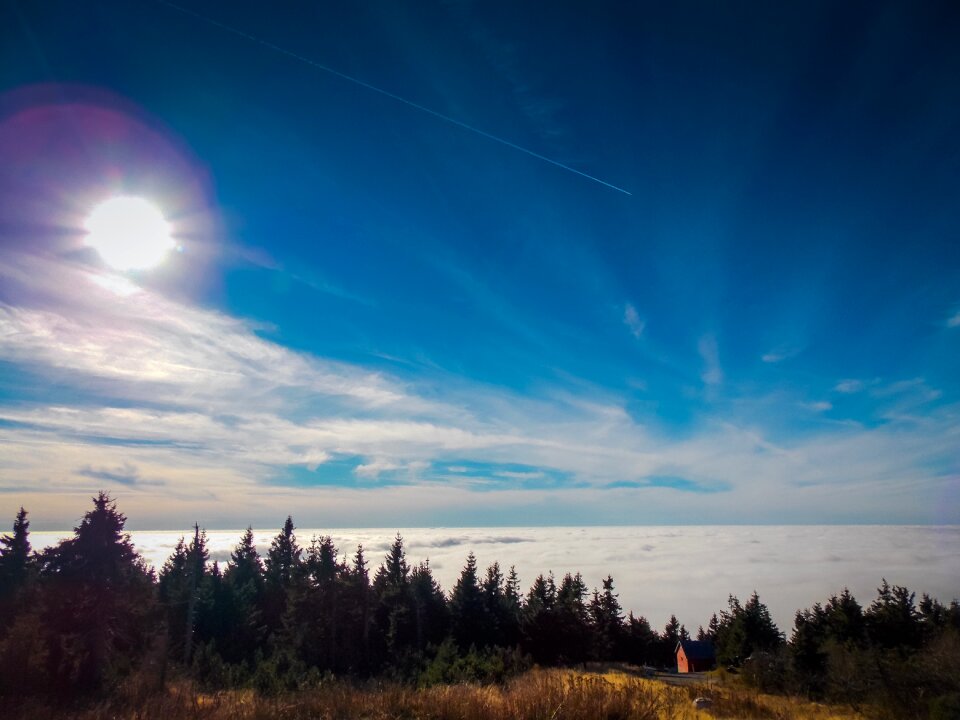 Sun nature background