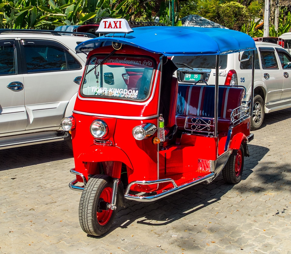 Tuk tuk taxi thailand photo