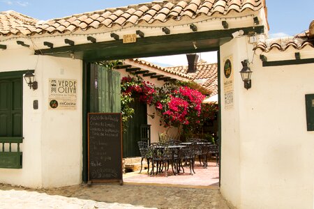 Restaurant colombia old photo