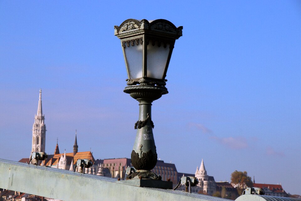 Budapest chain bridge chandelier