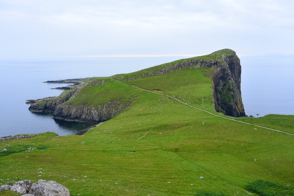 Ocean green landscape