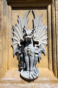 Creature mythical statue photo