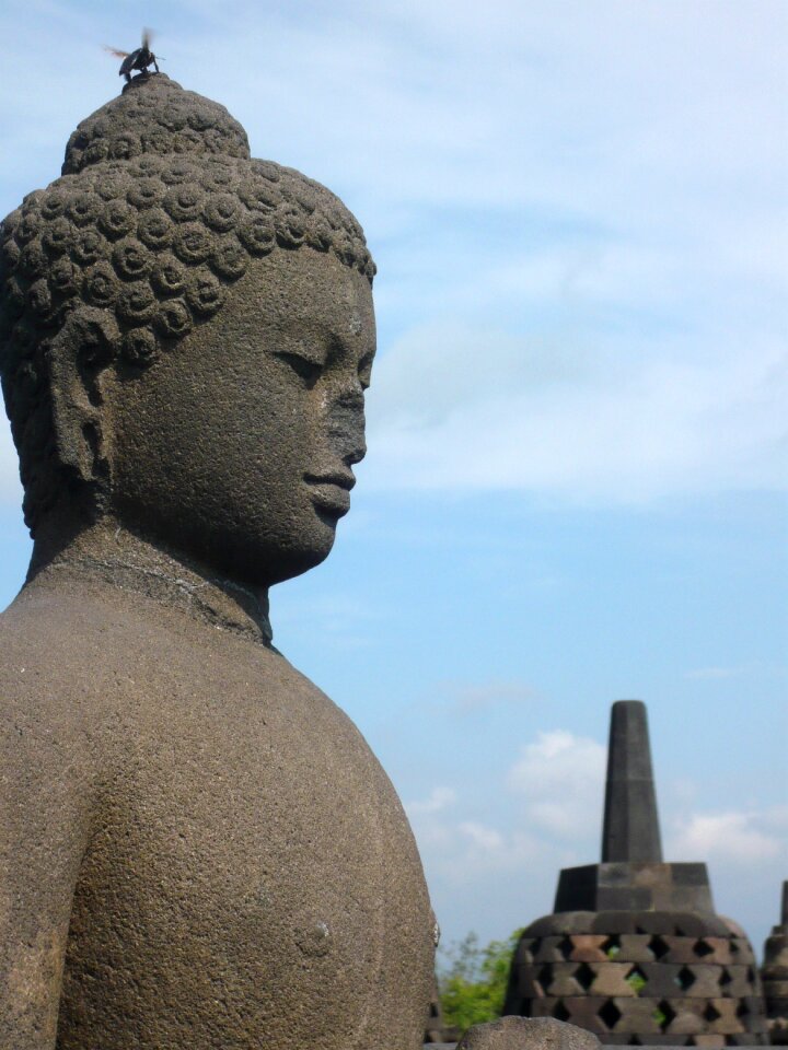 Borobudur ruins foreign countries