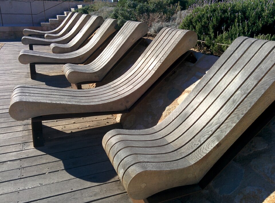 Sun sun lounger patina