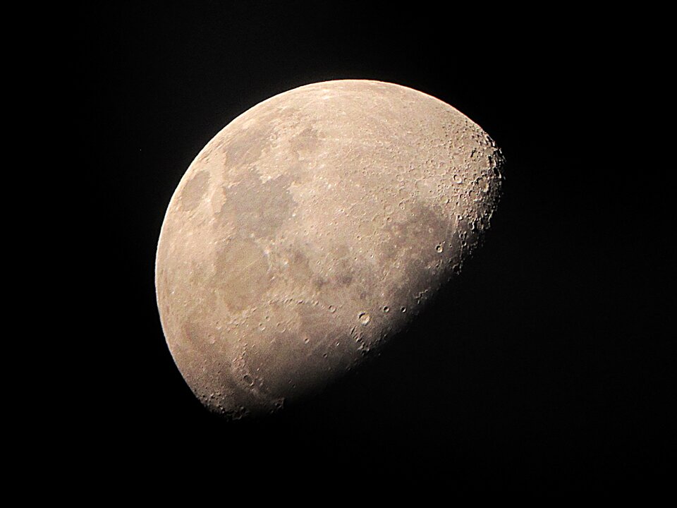 Night moon astronomy