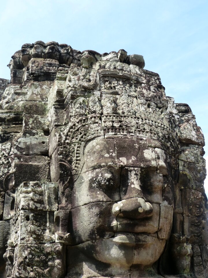Cambodia ankhor face