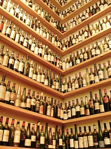 Bottles wines wine sale photo