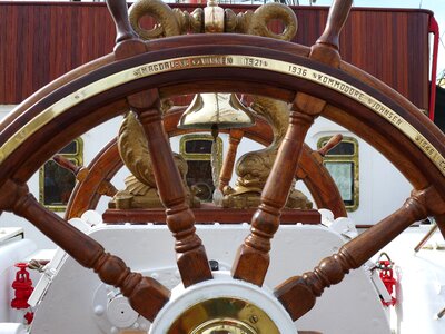 Sebov russian three-masted old sailboat