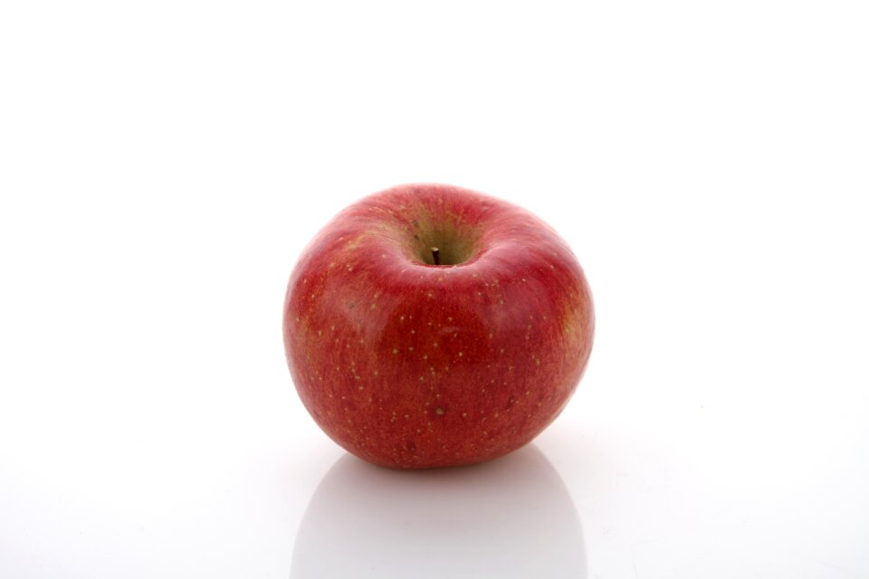 Red one white background
