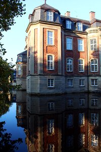 Mirroring sunny sky photo