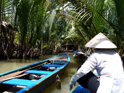 Viet nam boat mekong