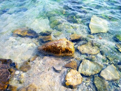 Clear water sea adriatic photo