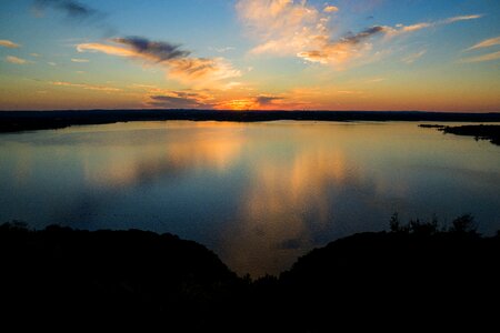 Water colors scenic photo