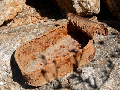 Rusty vintage sardines