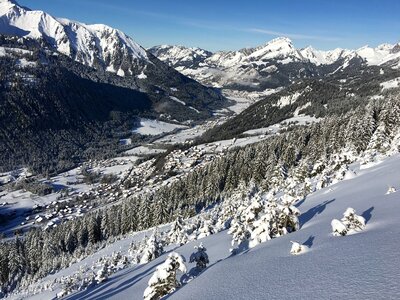 Alpine snow alps