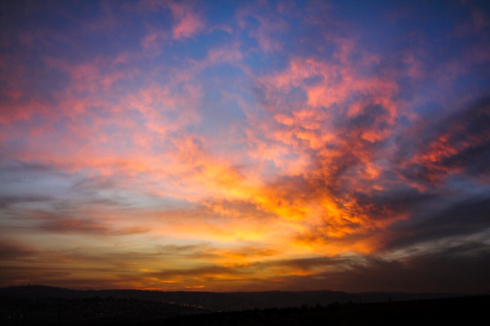 Light sky landscape