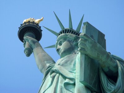 Freedom statue manhattan