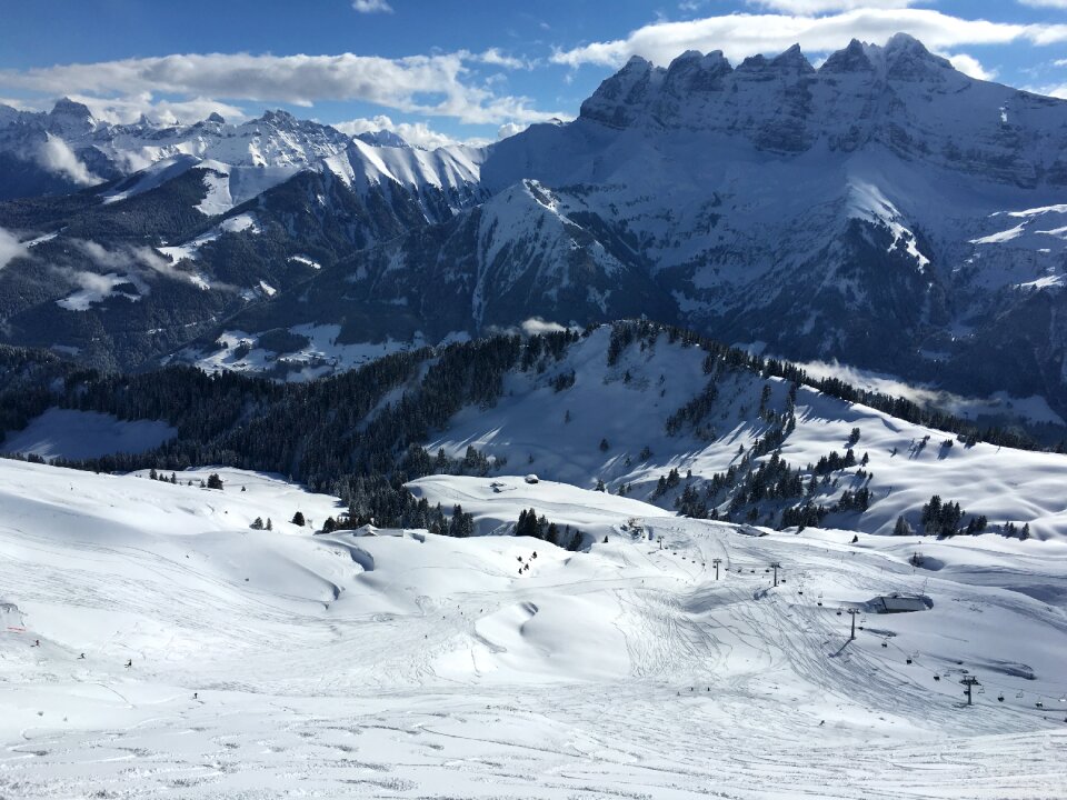 Alpine snow alps