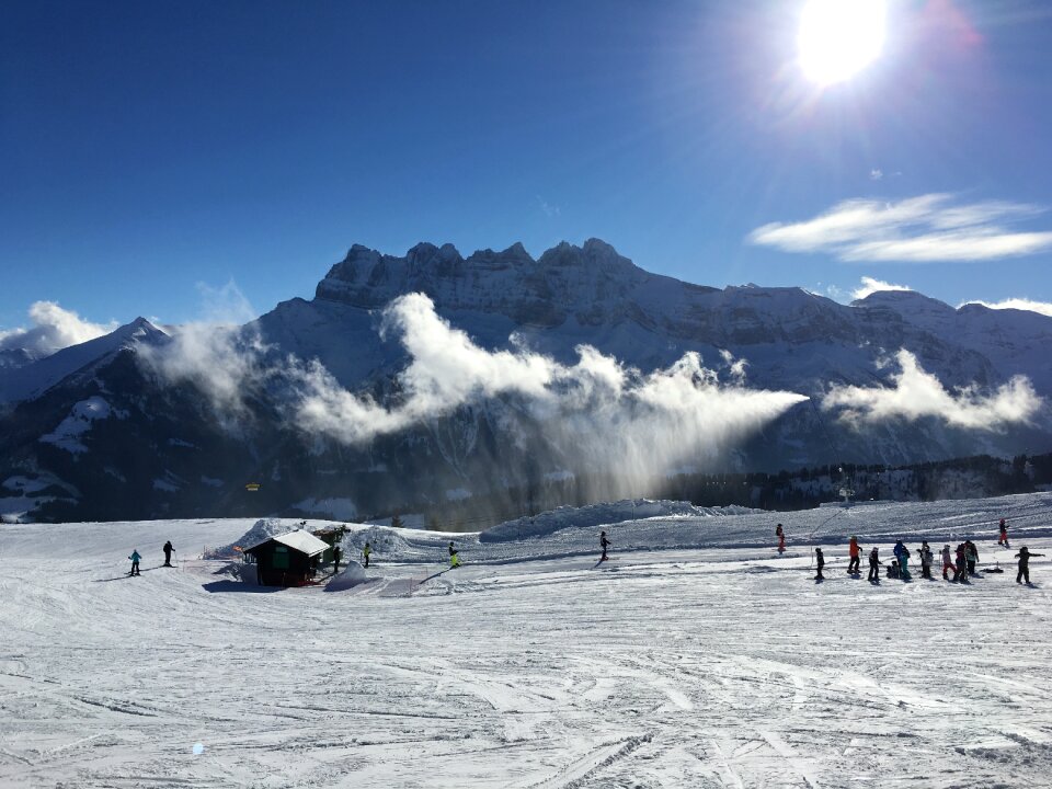 Alpine snow alps