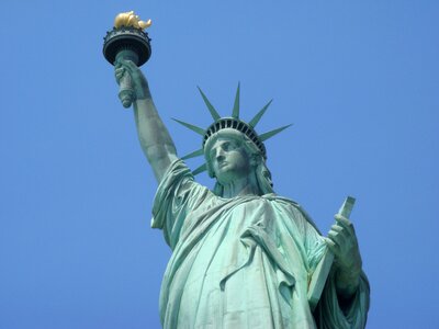 Freedom statue manhattan