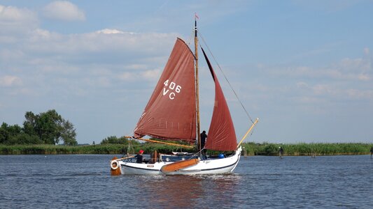 Sailing boat water netherlands photo