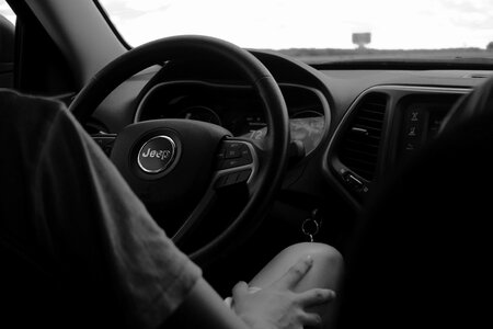 Steering wheel vehicle photo