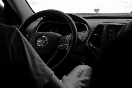 Steering wheel vehicle