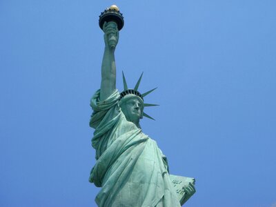Freedom statue manhattan