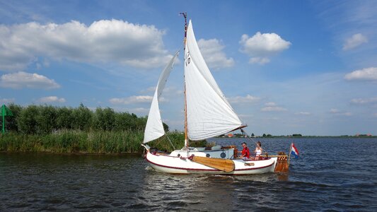 Sailing boat water netherlands photo