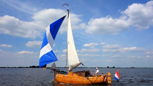 Sailing boat water netherlands photo