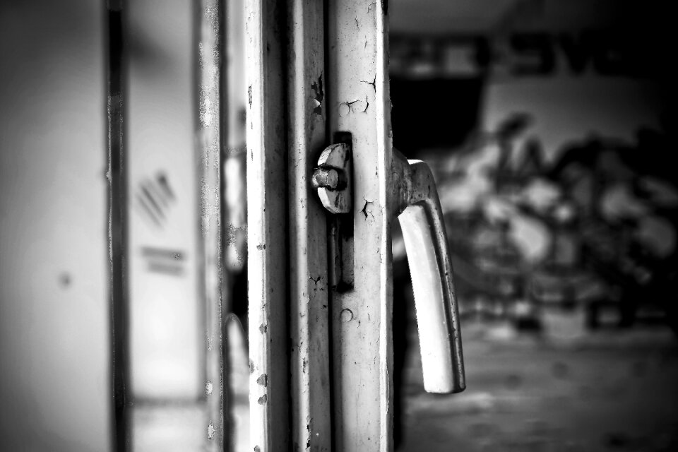 Abandoned industrial building lapsed