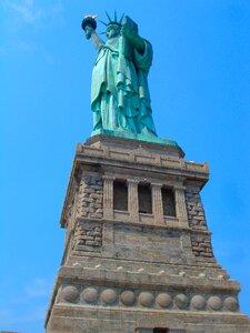 Freedom statue manhattan photo