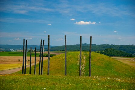 Glauberg celts burial mounds